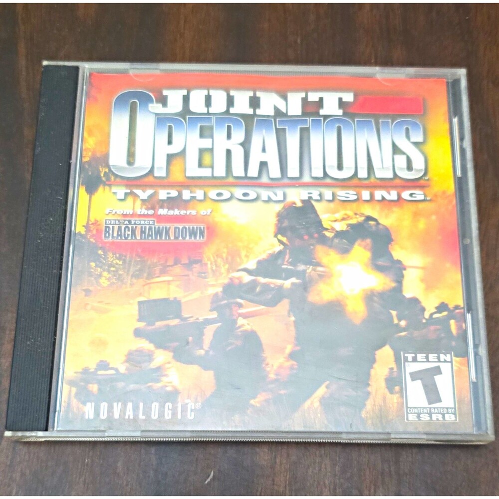NovaLogic Joint Operations: Typhoon Rising PC CD-ROM 2004 FPS Shooter T NTSC-U/C
